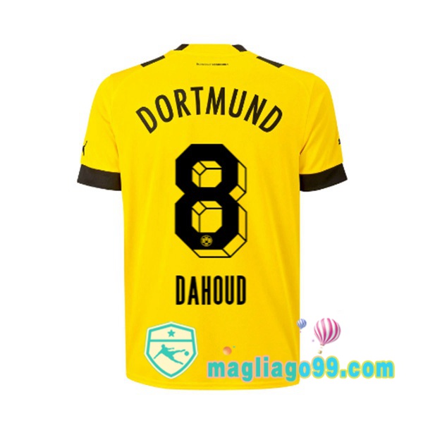 Magliago - Passione Maglie Thai Affidabili Basso Costo Online Shop | Maglia Dortmund BVB (Dahoud 8) Prima Giallo 2022/2023