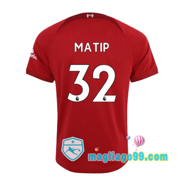 Magliago - Passione Maglie Thai Affidabili Basso Costo Online Shop | Maglia FC Liverpool (MATIP 32) Prima Rosso 2022/2023