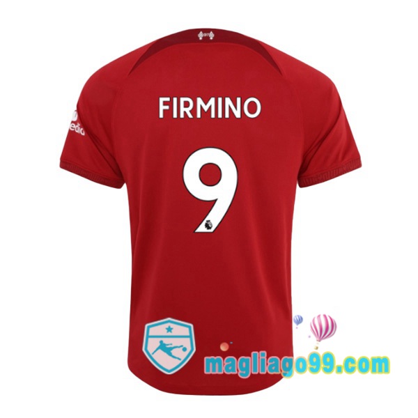 Magliago - Passione Maglie Thai Affidabili Basso Costo Online Shop | Maglia FC Liverpool (FIRMINO 9) Prima Rosso 2022/2023