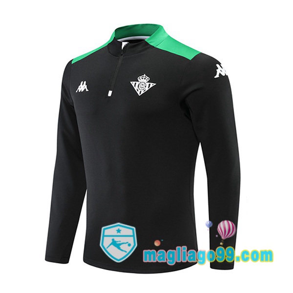 Magliago - Passione Maglie Thai Affidabili Basso Costo Online Shop | Felpa Calcio Real Betis Nero 2022/2023