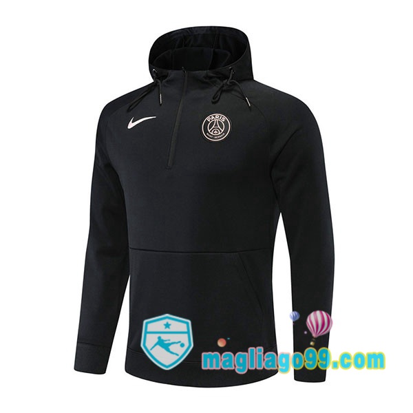 Magliago - Passione Maglie Thai Affidabili Basso Costo Online Shop | Felpa Con Cappuccio Paris PSG Nero 2022/2023
