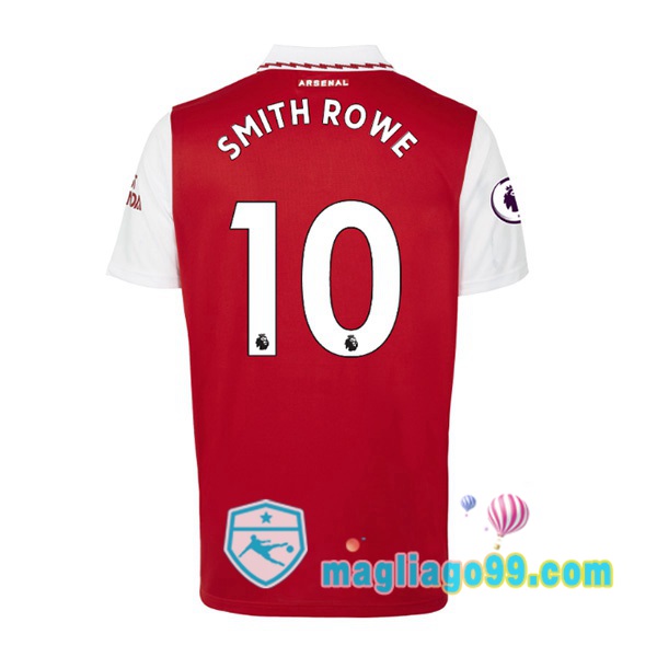 Magliago - Passione Maglie Thai Affidabili Basso Costo Online Shop | Maglia Calcio Arsenal (SMITH ROWE 10) Prima Rosso Bianco 2022/2023
