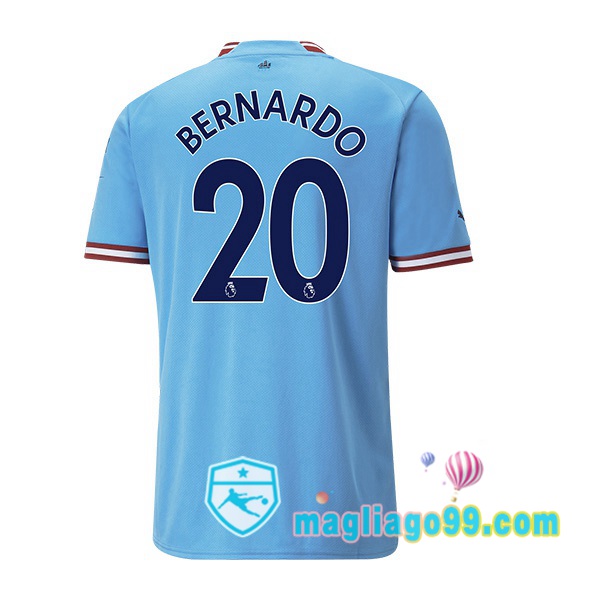 Magliago - Passione Maglie Thai Affidabili Basso Costo Online Shop | Maglia Calcio Manchester City (Bernardo Silva 20) Prima Blu 2022/2023