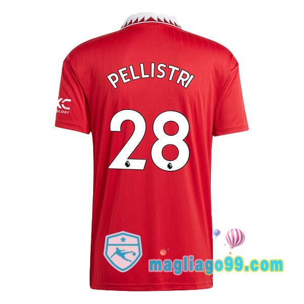 Magliago - Passione Maglie Thai Affidabili Basso Costo Online Shop | Maglia Manchester United (PELLISTRI 28) Prima Rosso 2022/2023