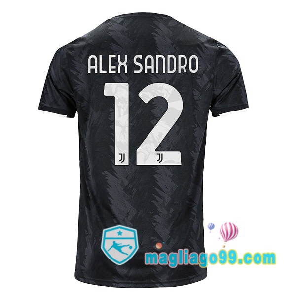 Magliago - Passione Maglie Thai Affidabili Basso Costo Online Shop | Maglia Juventus (ALEX SANDRO 12) Seconda Nero 2022/2023