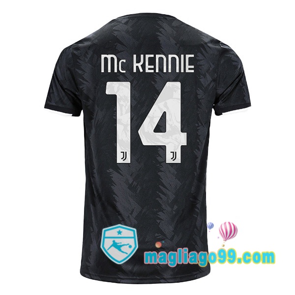 Magliago - Passione Maglie Thai Affidabili Basso Costo Online Shop | Maglia Juventus (MCKENNIE 14) Seconda Nero 2022/2023