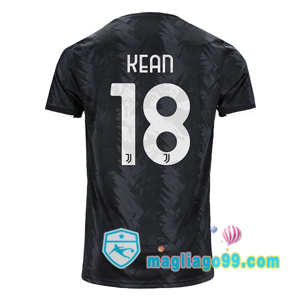 Magliago - Passione Maglie Thai Affidabili Basso Costo Online Shop | Maglia Juventus (KEAN 18) Seconda Nero 2022/2023
