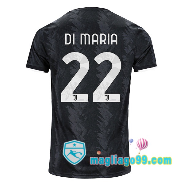 Magliago - Passione Maglie Thai Affidabili Basso Costo Online Shop | Maglia Juventus (DI MARIA 22) Seconda Nero 2022/2023