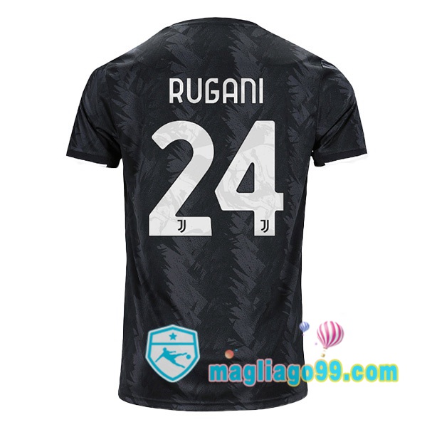 Magliago - Passione Maglie Thai Affidabili Basso Costo Online Shop | Maglia Juventus (RUGANI 24) Seconda Nero 2022/2023