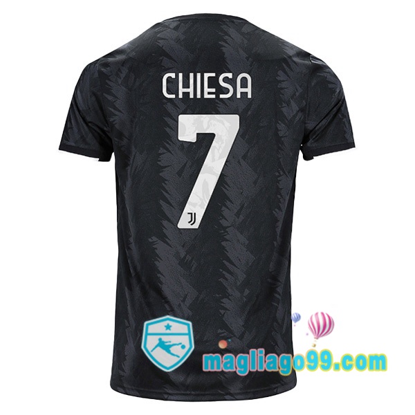 Magliago - Passione Maglie Thai Affidabili Basso Costo Online Shop | Maglia Juventus (CHIESA 7) Seconda Nero 2022/2023
