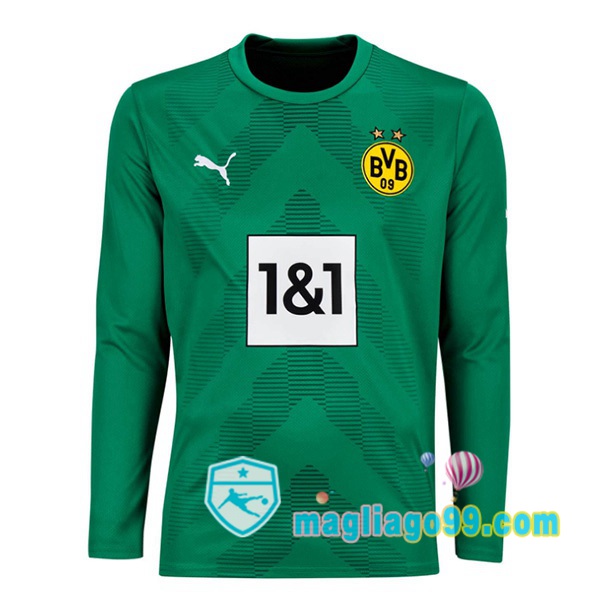 Magliago - Passione Maglie Thai Affidabili Basso Costo Online Shop | Maglia Dortmund BVB Portiere Maniche Lunghe Verde 2022/2023