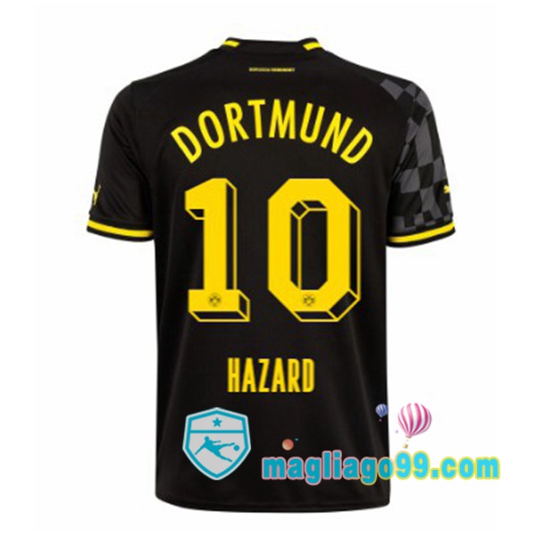 Magliago - Passione Maglie Thai Affidabili Basso Costo Online Shop | Maglia Dortmund BVB (Hazard 10) Seconda Nero 2022/2023