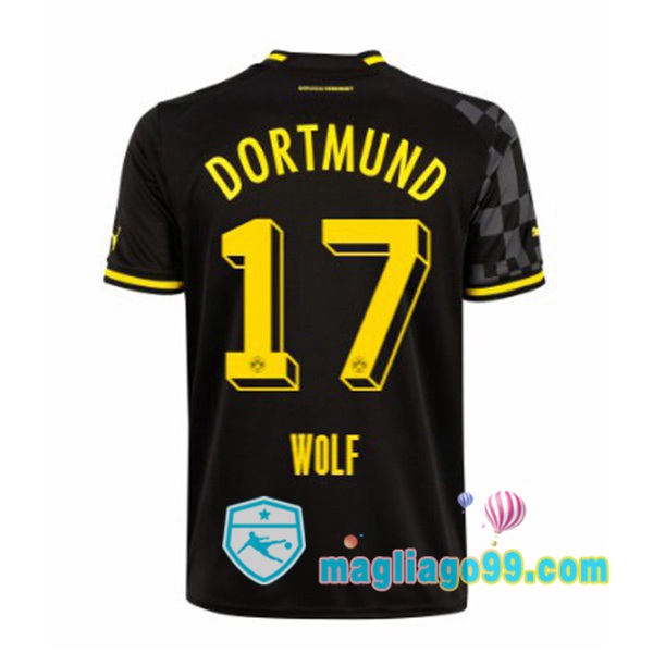Magliago - Passione Maglie Thai Affidabili Basso Costo Online Shop | Maglia Dortmund BVB (Wolf 17) Seconda Nero 2022/2023