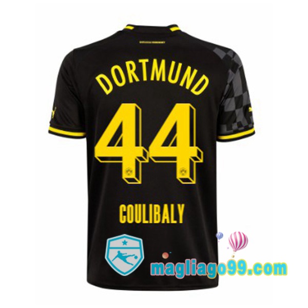 Magliago - Passione Maglie Thai Affidabili Basso Costo Online Shop | Maglia Dortmund BVB (Coulibaly 44) Seconda Nero 2022/2023