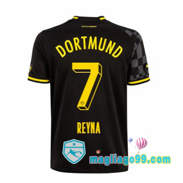 Magliago - Passione Maglie Thai Affidabili Basso Costo Online Shop | Maglia Dortmund BVB (Reyna 7) Seconda Nero 2022/2023
