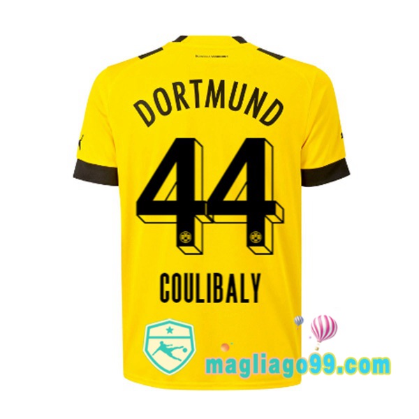 Magliago - Passione Maglie Thai Affidabili Basso Costo Online Shop | Maglia Dortmund BVB (Coulibaly 44) Prima Giallo Giallo 2022/2023