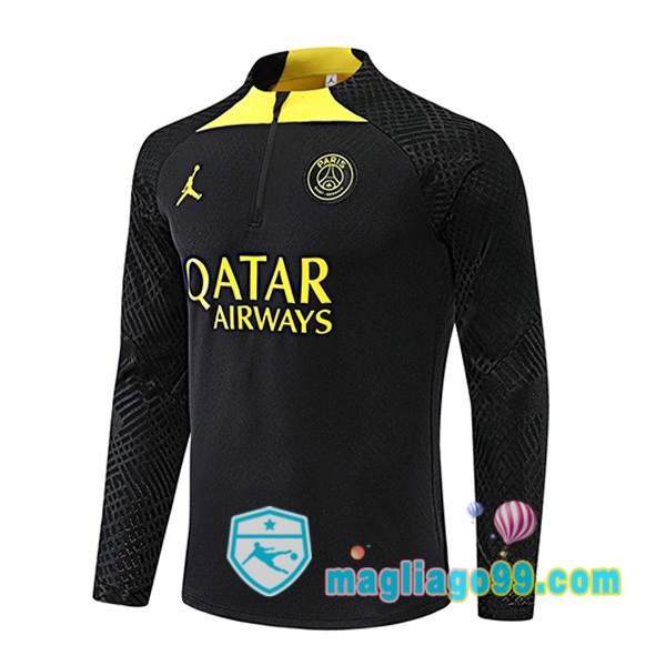 Magliago - Passione Maglie Thai Affidabili Basso Costo Online Shop | Felpa Calcio Paris PSG Nero 2022/2023