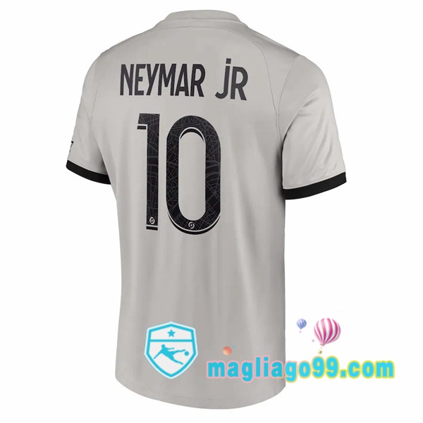Magliago - Passione Maglie Thai Affidabili Basso Costo Online Shop | Maglia Paris PSG (Neymar Jr 10) Seconda Grigio 2022/2023