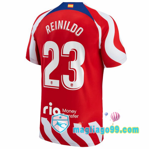 Magliago - Passione Maglie Thai Affidabili Basso Costo Online Shop | Maglia Atletico Madrid (Reinildo 23) Prima Rosso 2022/2023