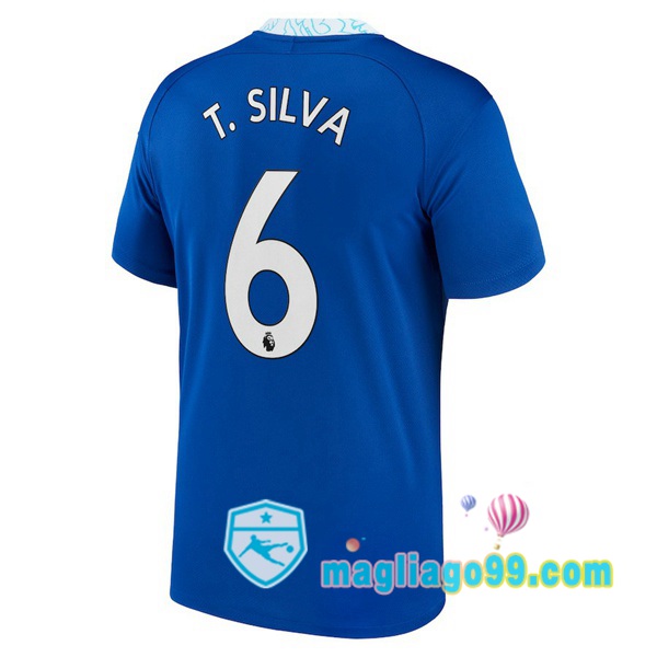 Magliago - Passione Maglie Thai Affidabili Basso Costo Online Shop | Maglia FC Chelsea (T. Silva 6) Prima Blu 2022/2023