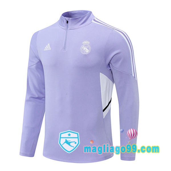 Magliago - Passione Maglie Thai Affidabili Basso Costo Online Shop | Felpa Calcio Real Madrid Porpora 2022/2023