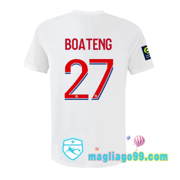 Magliago - Passione Maglie Thai Affidabili Basso Costo Online Shop | Maglia Calcio Lyon OL (BOATENG 27) Prima Bianco 2022/2023