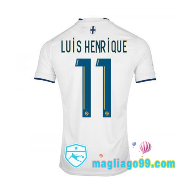 Magliago - Passione Maglie Thai Affidabili Basso Costo Online Shop | Maglia Calcio Marsiglia OM (LUIS HENRIQUE 11) Prima Bianco 2022/2023