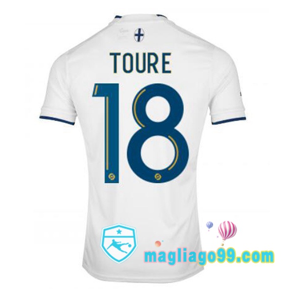 Magliago - Passione Maglie Thai Affidabili Basso Costo Online Shop | Maglia Calcio Marsiglia OM (TOURE 18) Prima Bianco 2022/2023