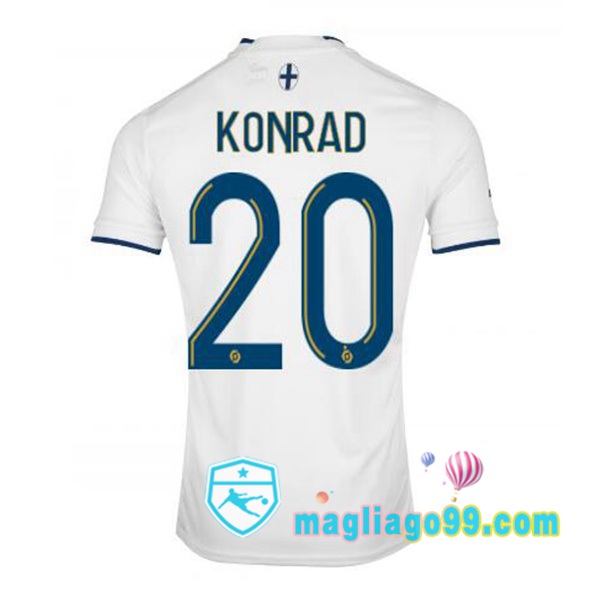 Magliago - Passione Maglie Thai Affidabili Basso Costo Online Shop | Maglia Calcio Marsiglia OM (KONRAD 20) Prima Bianco 2022/2023
