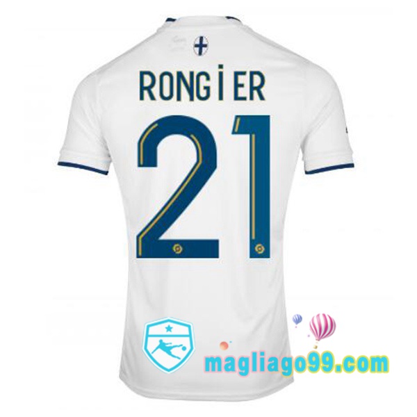 Magliago - Passione Maglie Thai Affidabili Basso Costo Online Shop | Maglia Calcio Marsiglia OM (RONGIER 21) Prima Bianco 2022/2023