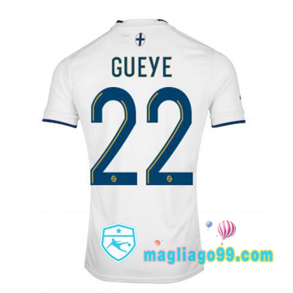 Magliago - Passione Maglie Thai Affidabili Basso Costo Online Shop | Maglia Calcio Marsiglia OM (GUEYE 22) Prima Bianco 2022/2023