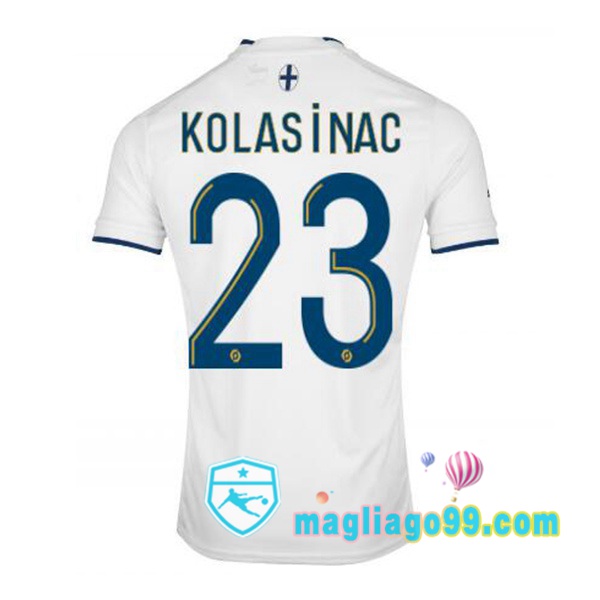 Magliago - Passione Maglie Thai Affidabili Basso Costo Online Shop | Maglia Calcio Marsiglia OM (KOLASINAC 23) Prima Bianco 2022/2023