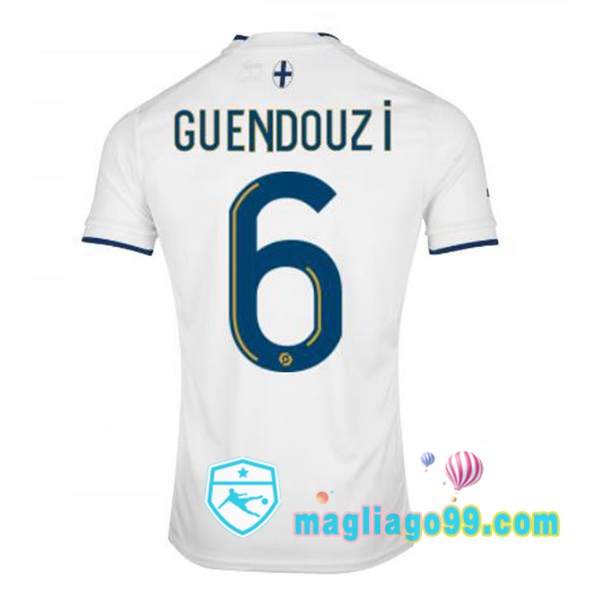 Magliago - Passione Maglie Thai Affidabili Basso Costo Online Shop | Maglia Calcio Marsiglia OM (GUENDOUZI 6) Prima Bianco 2022/2023