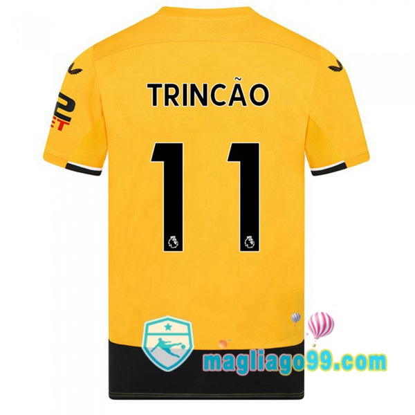 Magliago - Passione Maglie Thai Affidabili Basso Costo Online Shop | Maglia Calcio Wolves (TRINCAO 11) Prima Giallo 2022/2023