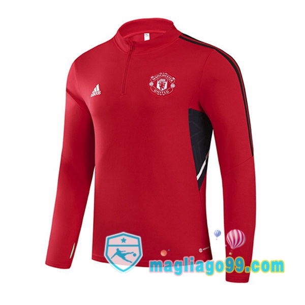 Magliago - Passione Maglie Thai Affidabili Basso Costo Online Shop | Felpa Calcio Manchester United Rosso 2022/2023