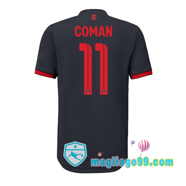 Magliago - Passione Maglie Thai Affidabili Basso Costo Online Shop | Maglia Bayern Monaco (Coman 11) Terza Nero 2022/2023