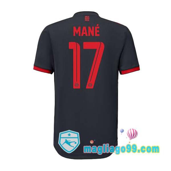 Magliago - Passione Maglie Thai Affidabili Basso Costo Online Shop | Maglia Bayern Monaco (Mané 17) Terza Nero 2022/2023