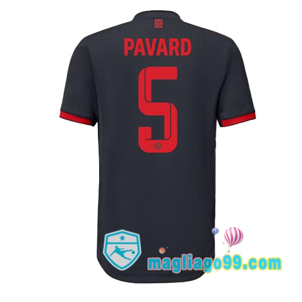 Magliago - Passione Maglie Thai Affidabili Basso Costo Online Shop | Maglia Bayern Monaco (Pavard 5) Terza Nero 2022/2023