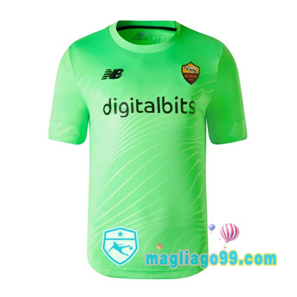 Magliago - Passione Maglie Thai Affidabili Basso Costo Online Shop | Maglia AS Roma Portiere Verde 2022/2023