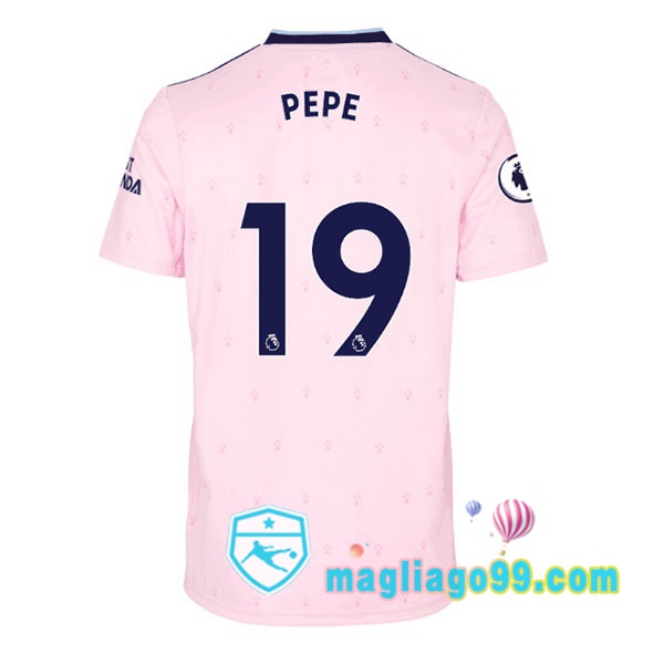 Magliago - Passione Maglie Thai Affidabili Basso Costo Online Shop | Maglia Arsenal (PEPE 19) Seconda Rosa 2022/2023