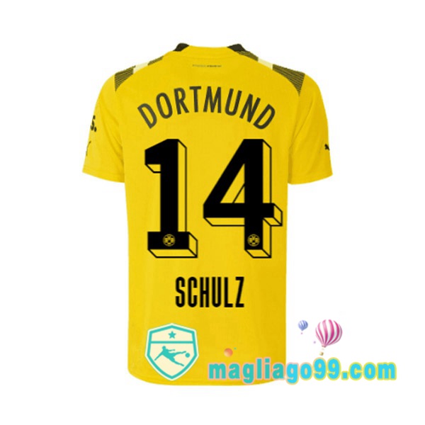 Magliago - Passione Maglie Thai Affidabili Basso Costo Online Shop | Maglia Dortmund BVB (Schulz 14) CUP Giallo 2022/2023