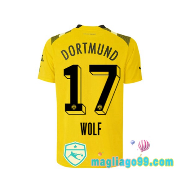 Magliago - Passione Maglie Thai Affidabili Basso Costo Online Shop | Maglia Dortmund BVB (Wolf 17) CUP Giallo 2022/2023