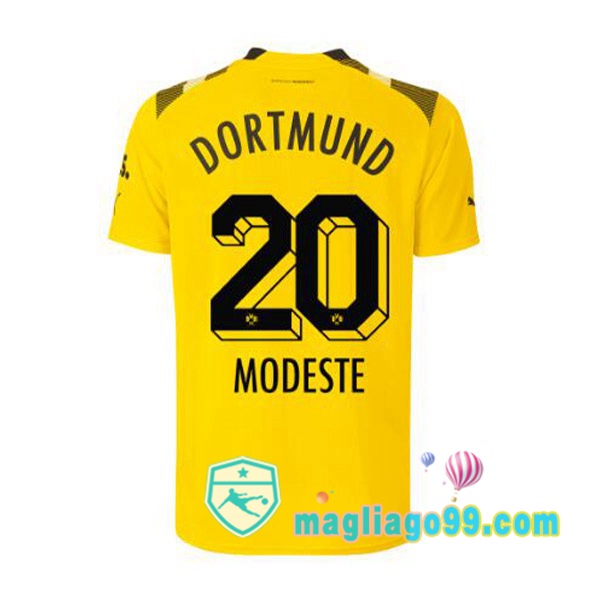 Magliago - Passione Maglie Thai Affidabili Basso Costo Online Shop | Maglia Dortmund BVB (Modeste 20) CUP Giallo 2022/2023