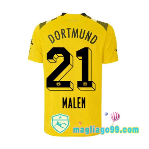Magliago - Passione Maglie Thai Affidabili Basso Costo Online Shop | Maglia Dortmund BVB (Malen 21) CUP Giallo 2022/2023