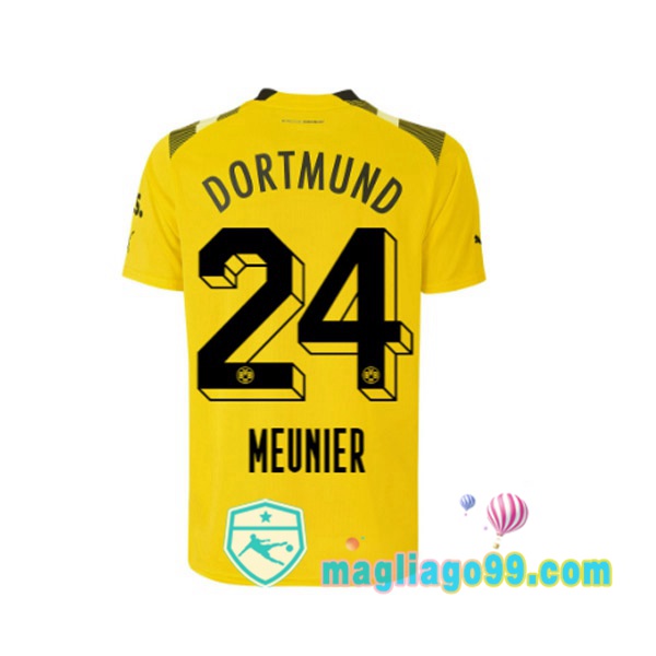 Magliago - Passione Maglie Thai Affidabili Basso Costo Online Shop | Maglia Dortmund BVB (Meunier 24) CUP Giallo 2022/2023
