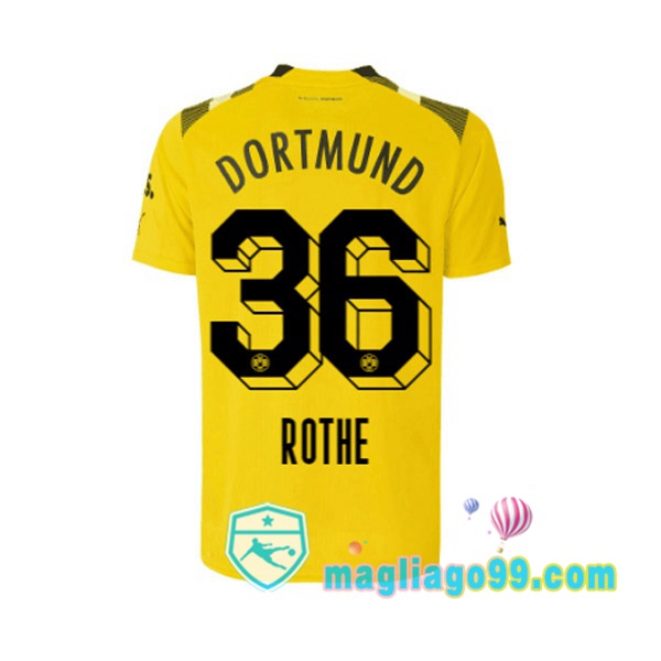 Magliago - Passione Maglie Thai Affidabili Basso Costo Online Shop | Maglia Dortmund BVB (Rothe 36) CUP Giallo 2022/2023