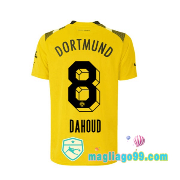 Magliago - Passione Maglie Thai Affidabili Basso Costo Online Shop | Maglia Dortmund BVB (Dahoud 8) CUP Giallo 2022/2023