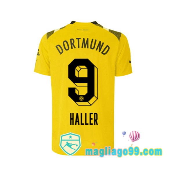 Magliago - Passione Maglie Thai Affidabili Basso Costo Online Shop | Maglia Dortmund BVB (Haller 9) CUP Giallo 2022/2023