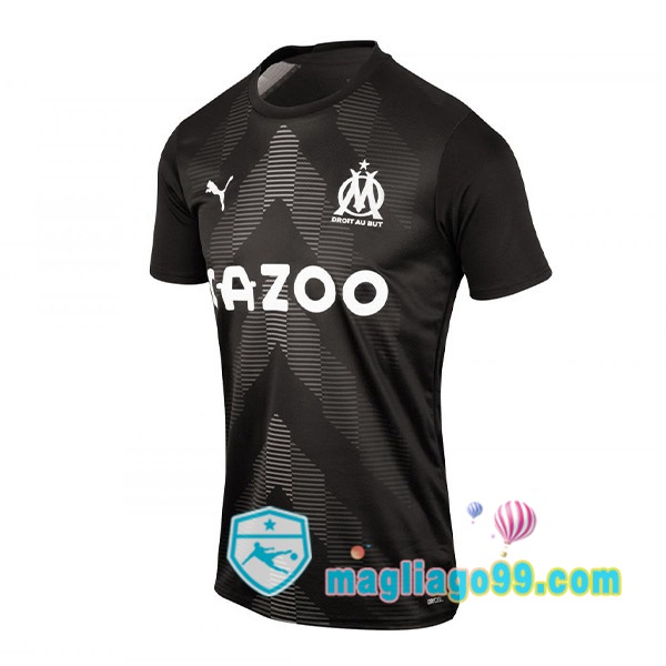Magliago - Passione Maglie Thai Affidabili Basso Costo Online Shop | Maglia Marsiglia OM Portiere Nero 2022/2023