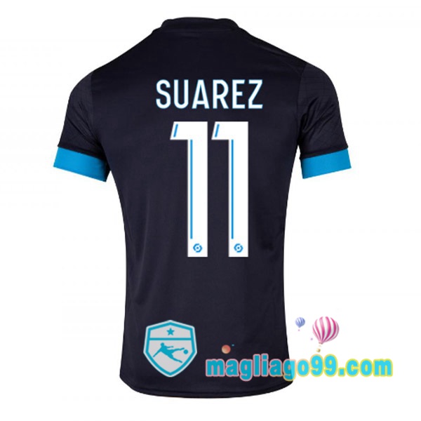Magliago - Passione Maglie Thai Affidabili Basso Costo Online Shop | Maglia Marsiglia OM (L SUAREZ 11) Seconda Nero 2022/2023